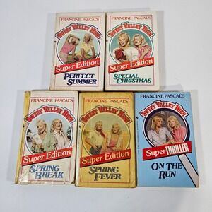 Sweet Valley High Super Edition Lot of 5 Francine Pascal Vintage Paperbacks